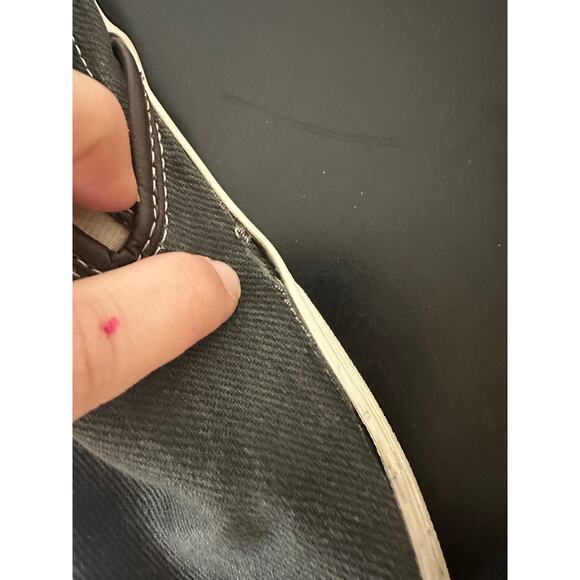 Vans Slip On Sneaker Shoes Men 9.5 Women 11 Skater Academia Twee Need Repair - Picture 9 of 16